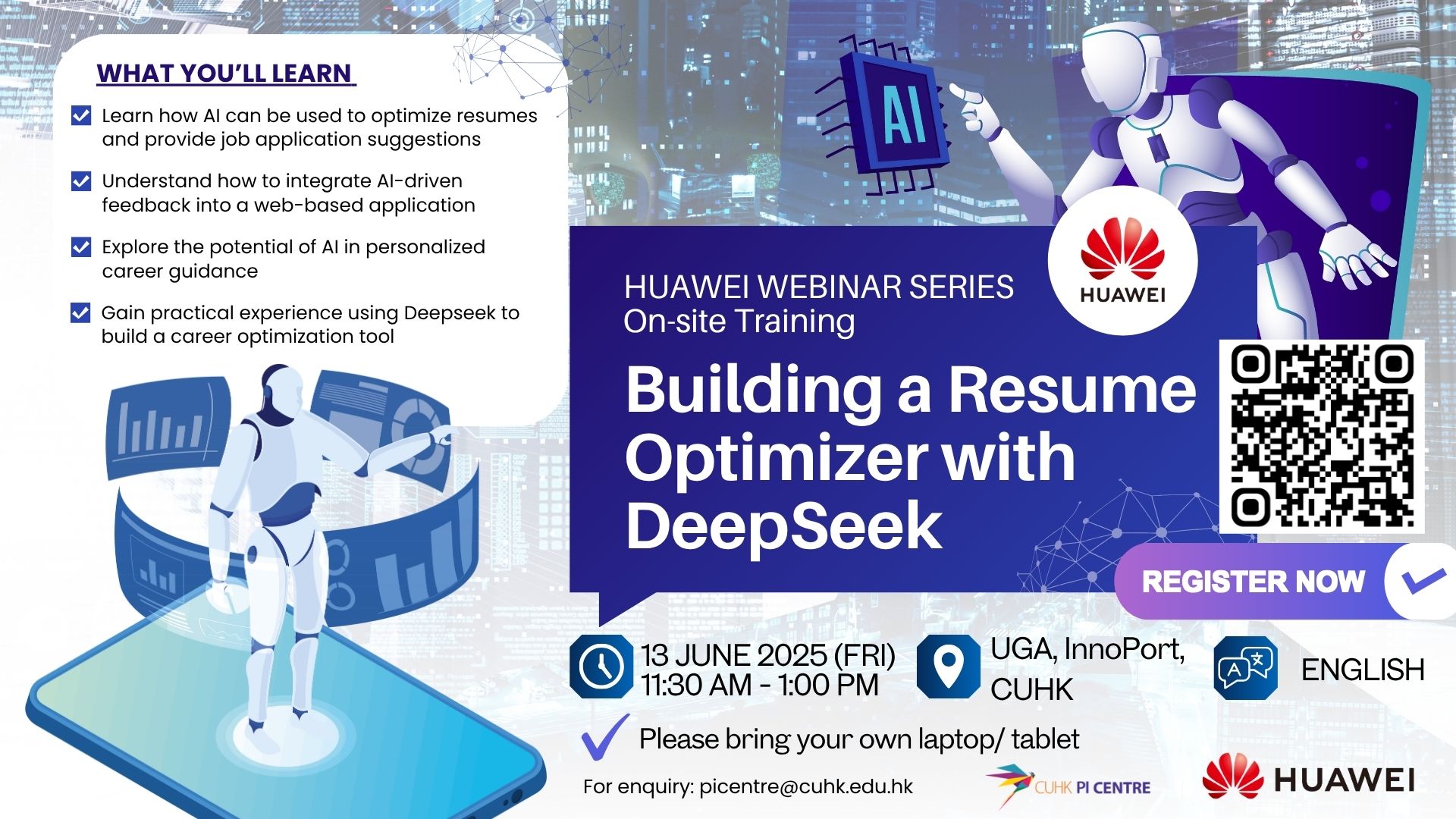  Huawei Webinar Series On-site Training: Building a Resume Optimizer with DeepSeek